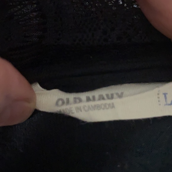 Black lace top elastic waist - Picture 5 of 7